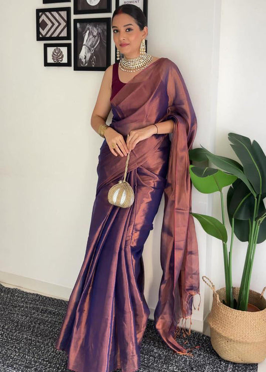 Raga Tissue - Plum Bronze