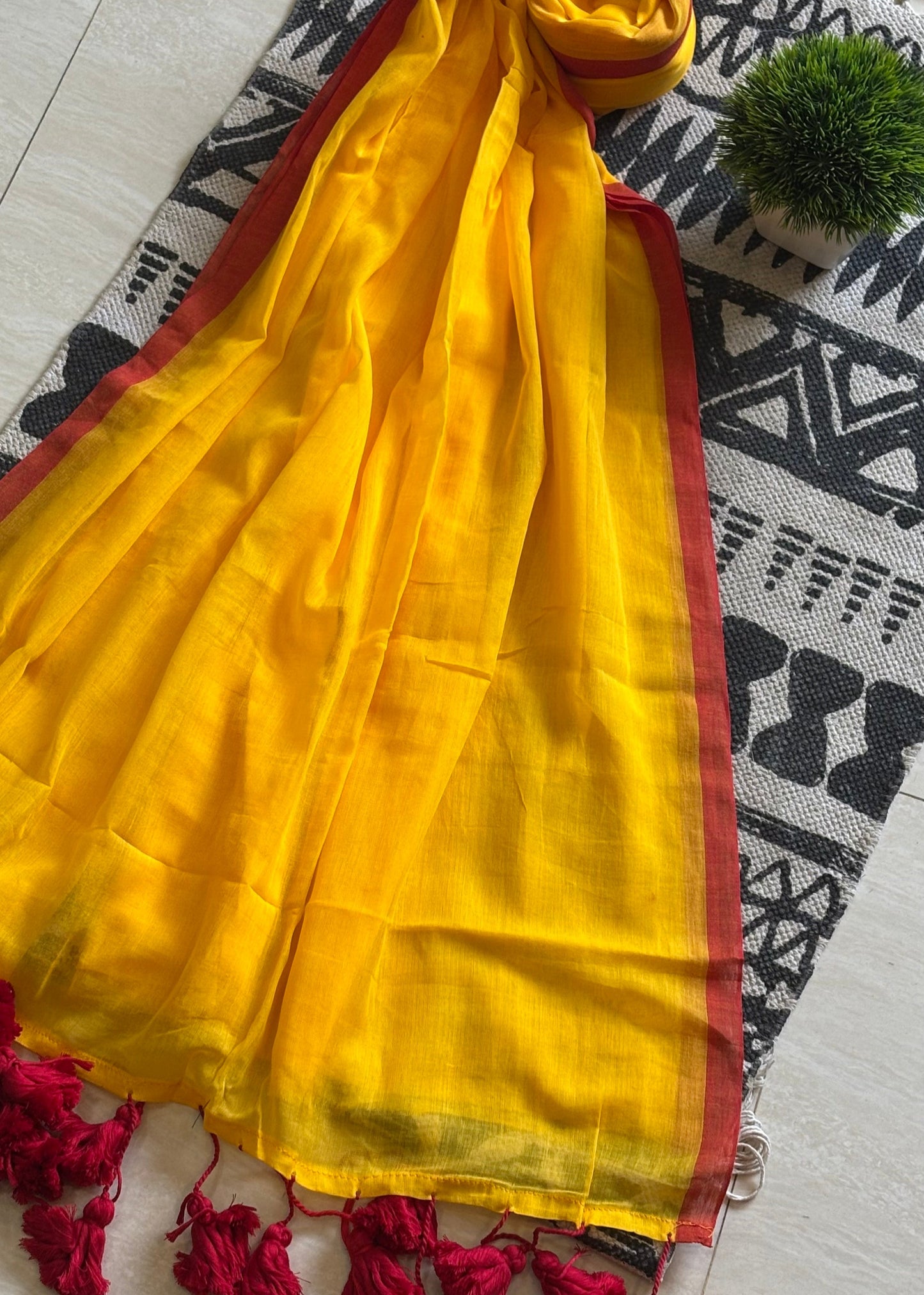 Inch Border Mul Cotton
