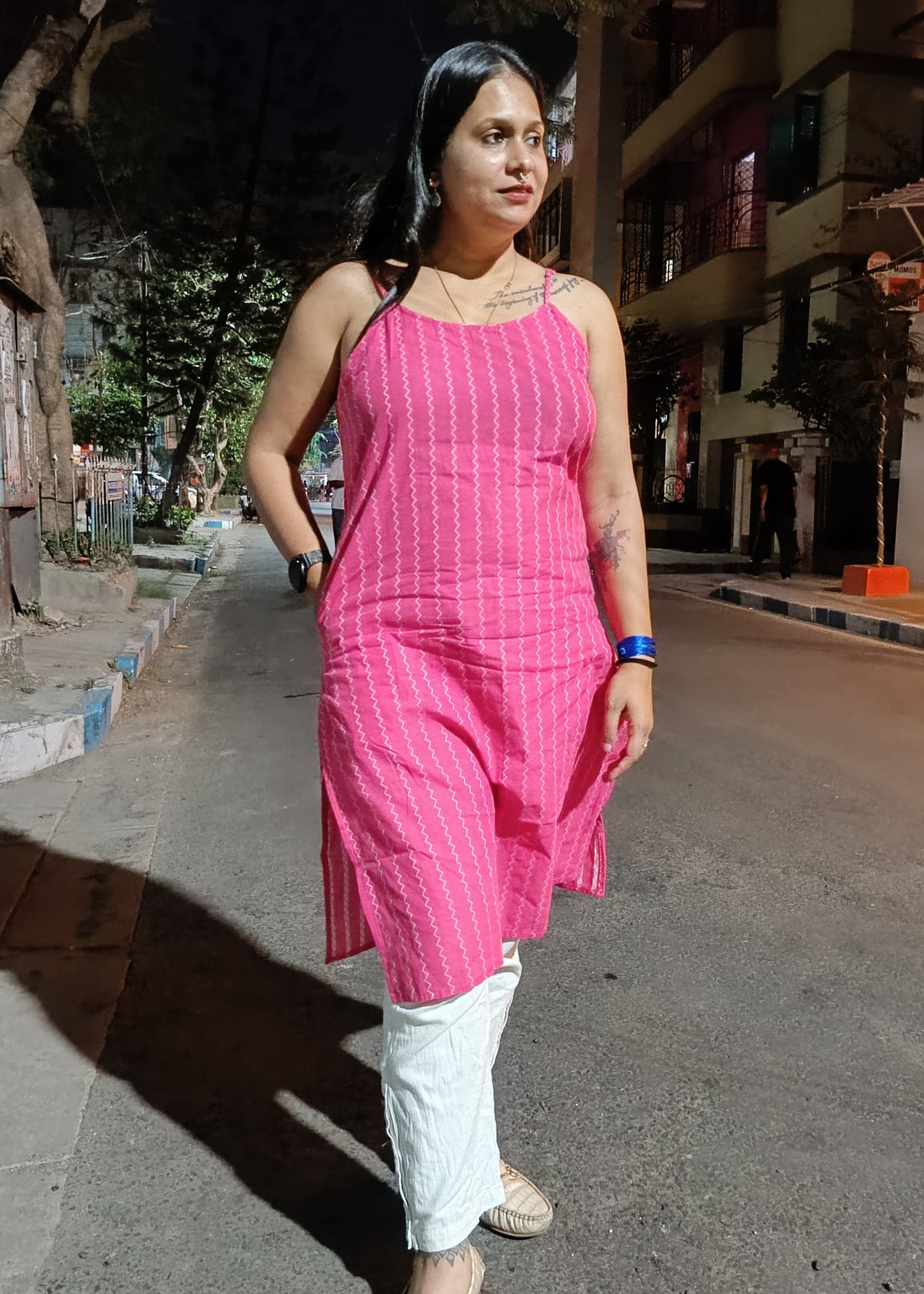 Gulbano Noodle Strap Kurti