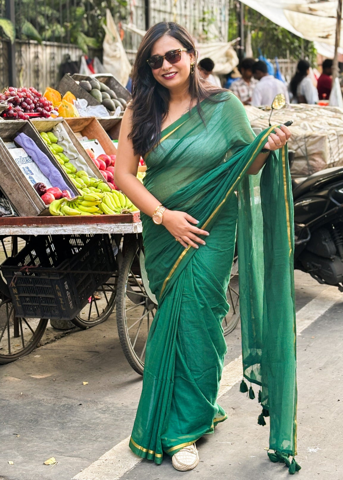 Harini Mul Cotton Saree
