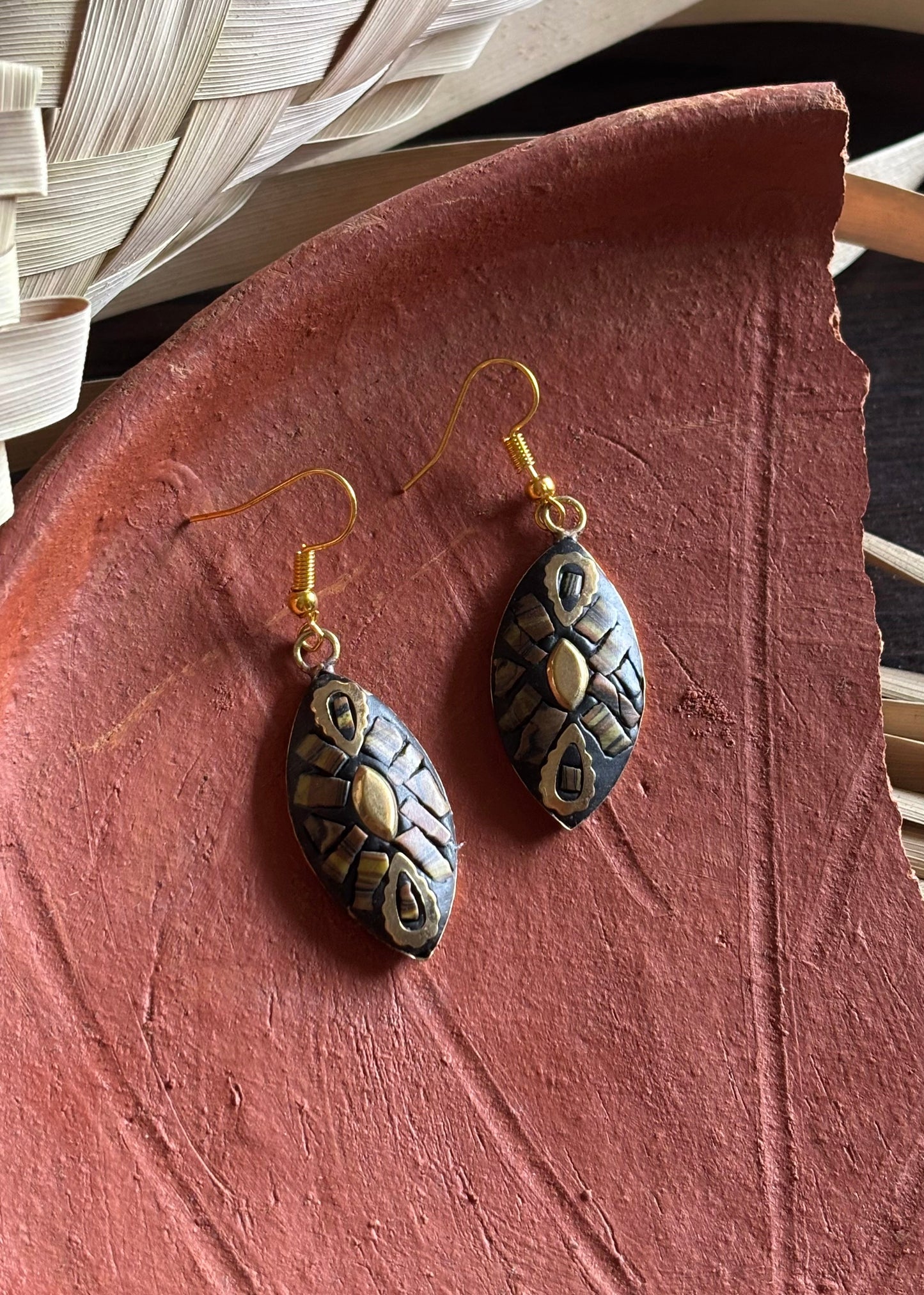 Zarqā Marquise Afghani Earring