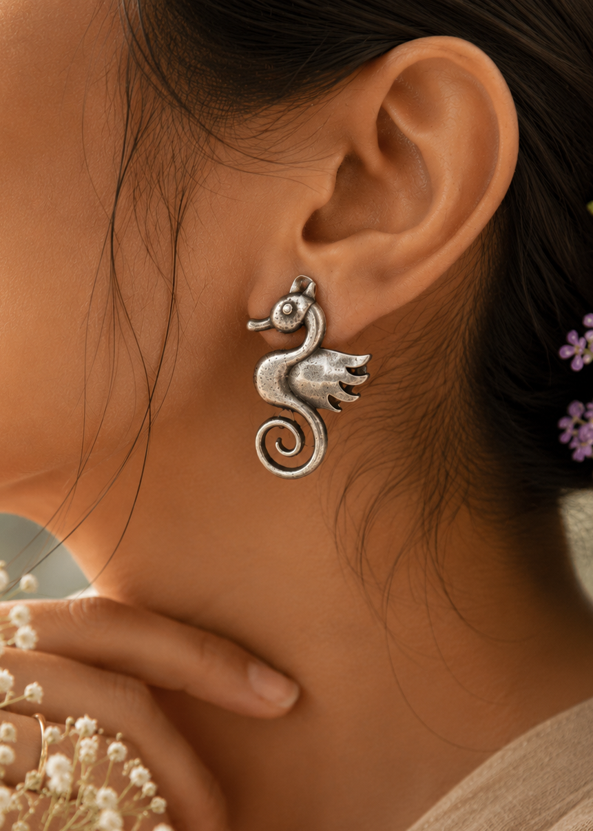 Samudra Seahorse Earrings