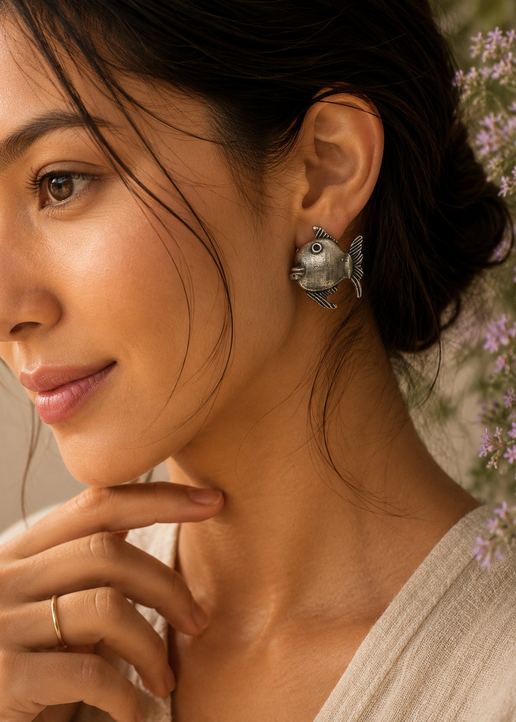 Matsya Tale Studs