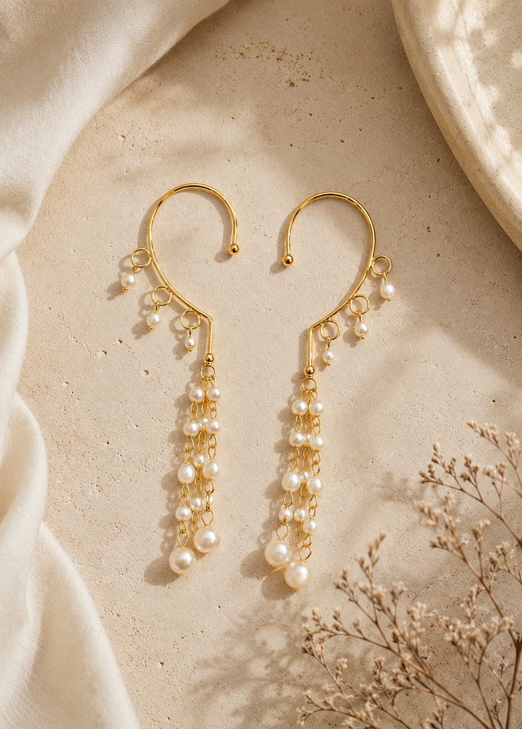 Moti Jharna Ear Cuff