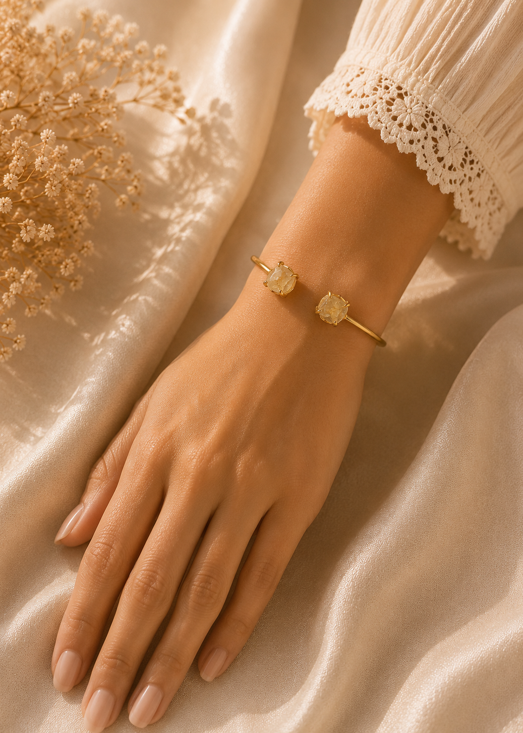 Soleil Quartz Cuff