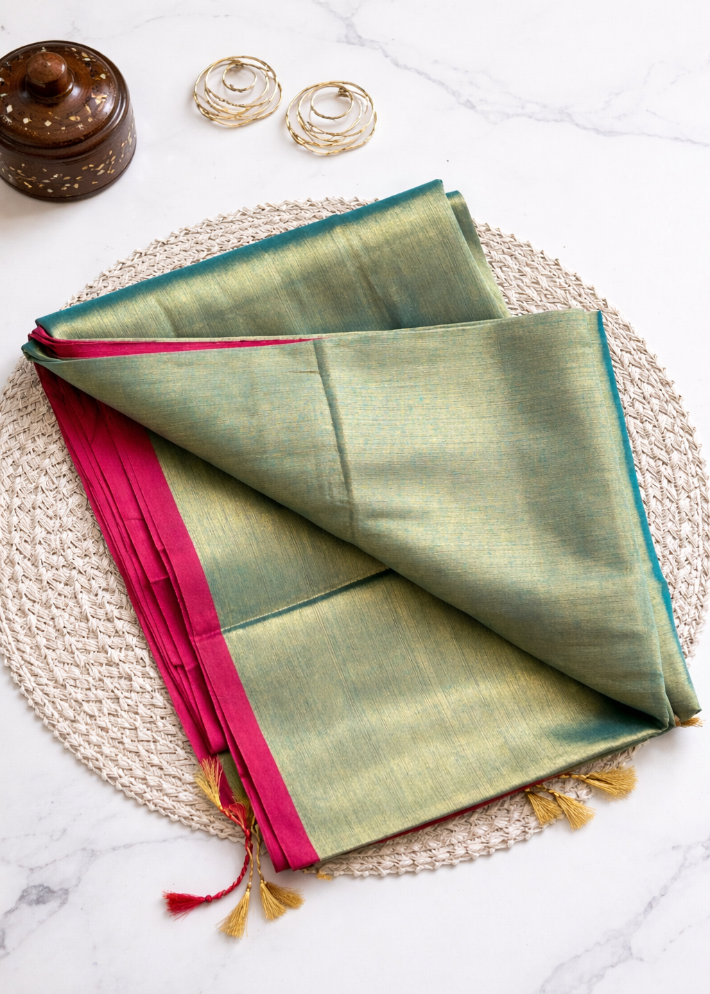 Raga Tissue - Dusty Olive Green