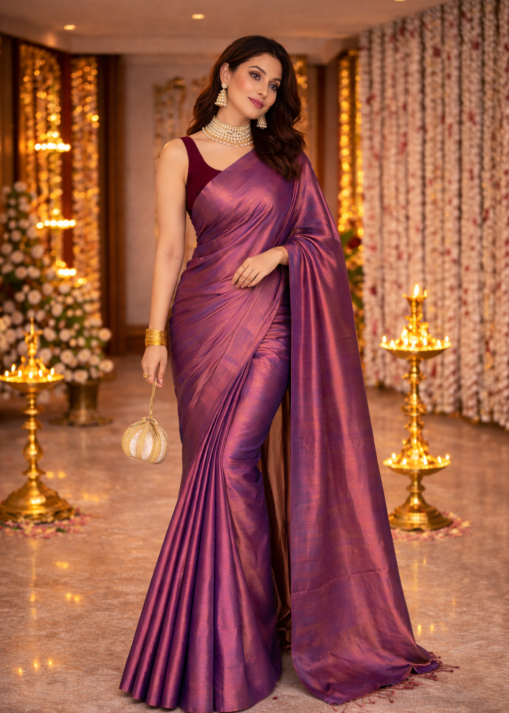 Raga Tissue - Plum Bronze