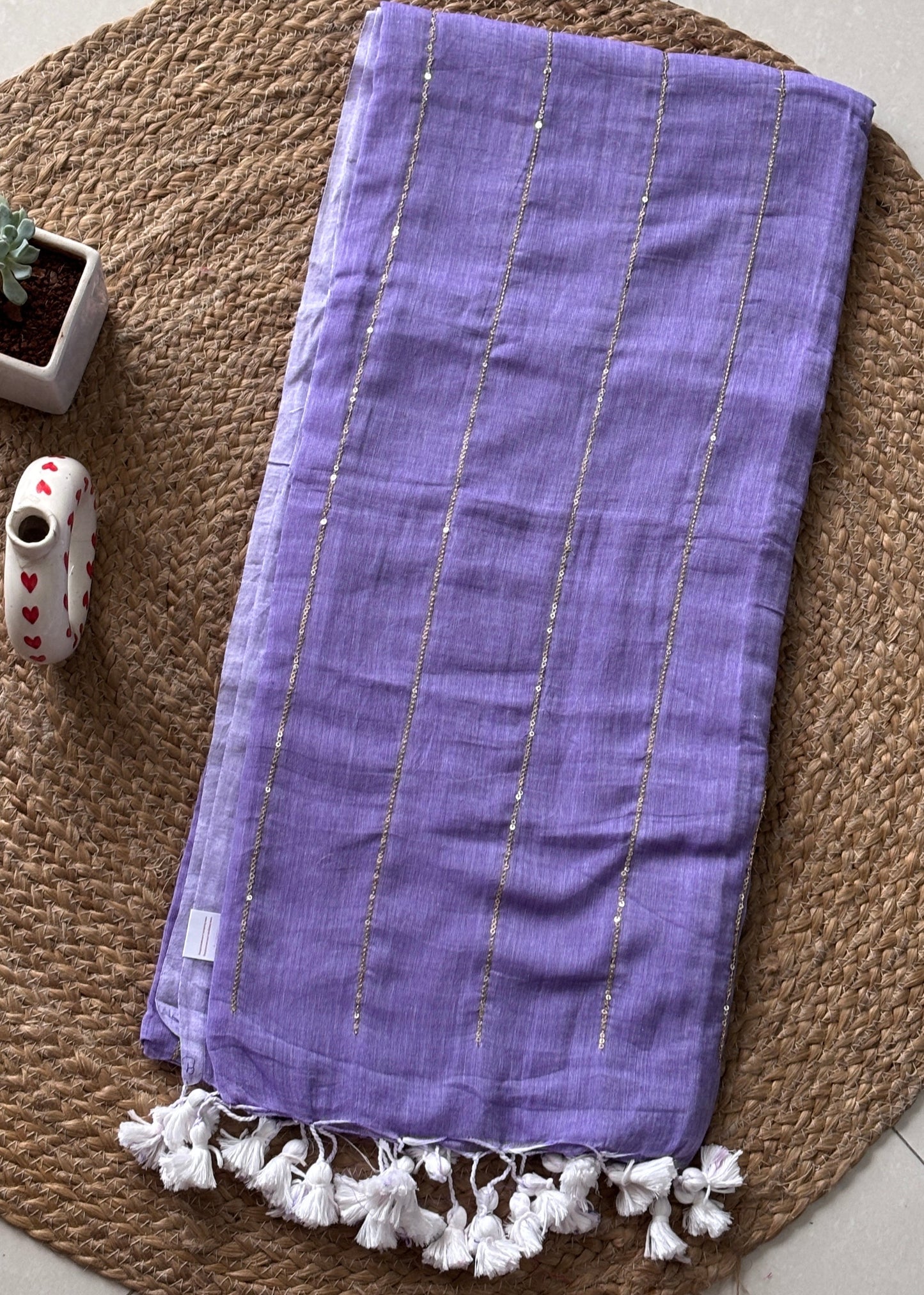Raatrani Mul Cotton Saree