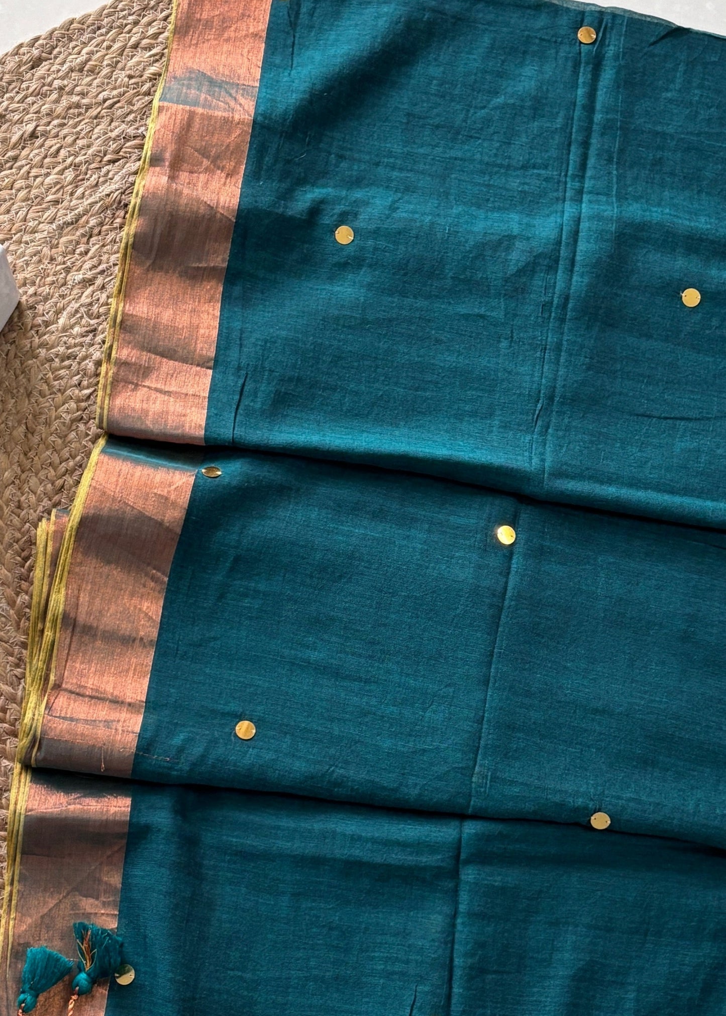 Hariyali Noor Mul Cotton Saree