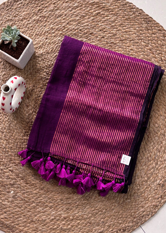 Jamini Tara Mul Cotton Saree