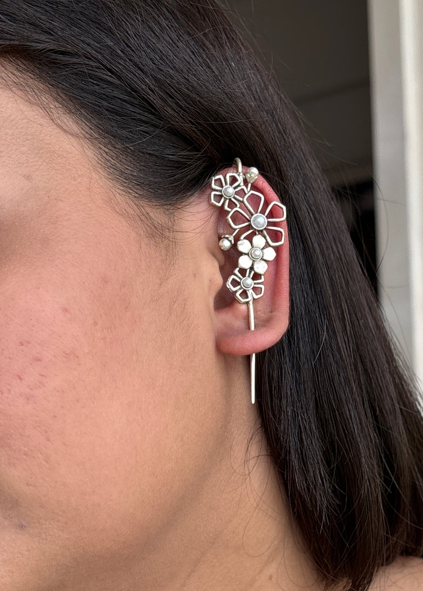 Blossom Trail Ear Pin