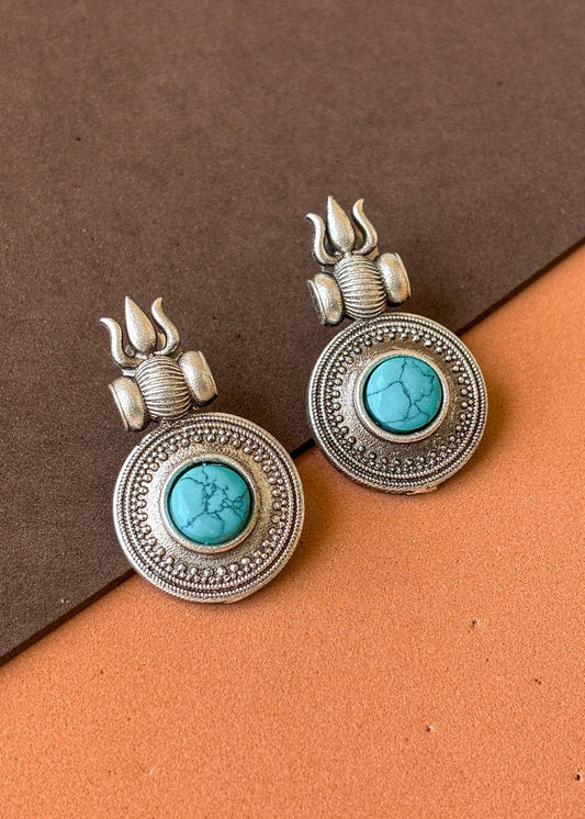 Neel Trishul Ear Ring
