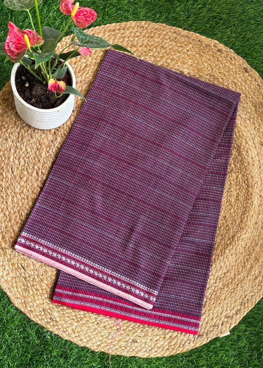 Chitralekha Dhonekhali (Wine & Black)