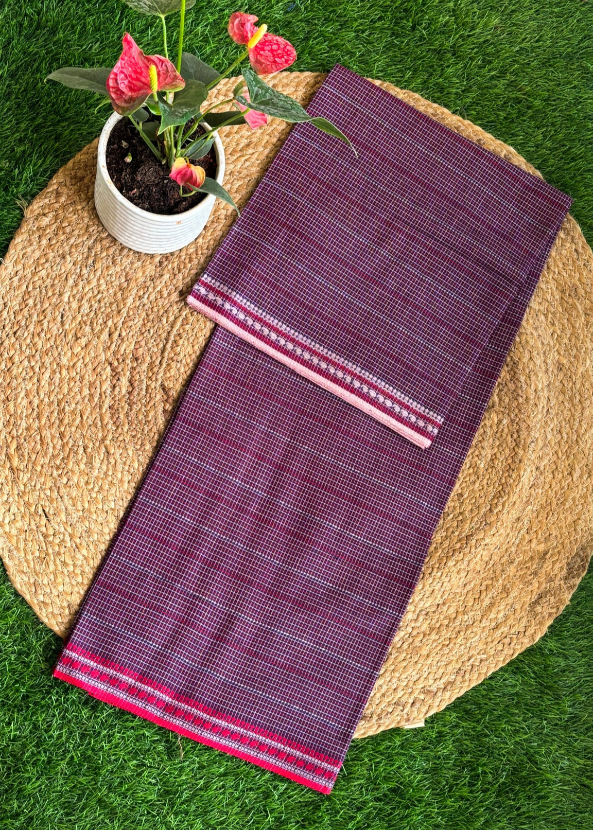 Chitralekha Dhonekhali (Wine & Black)