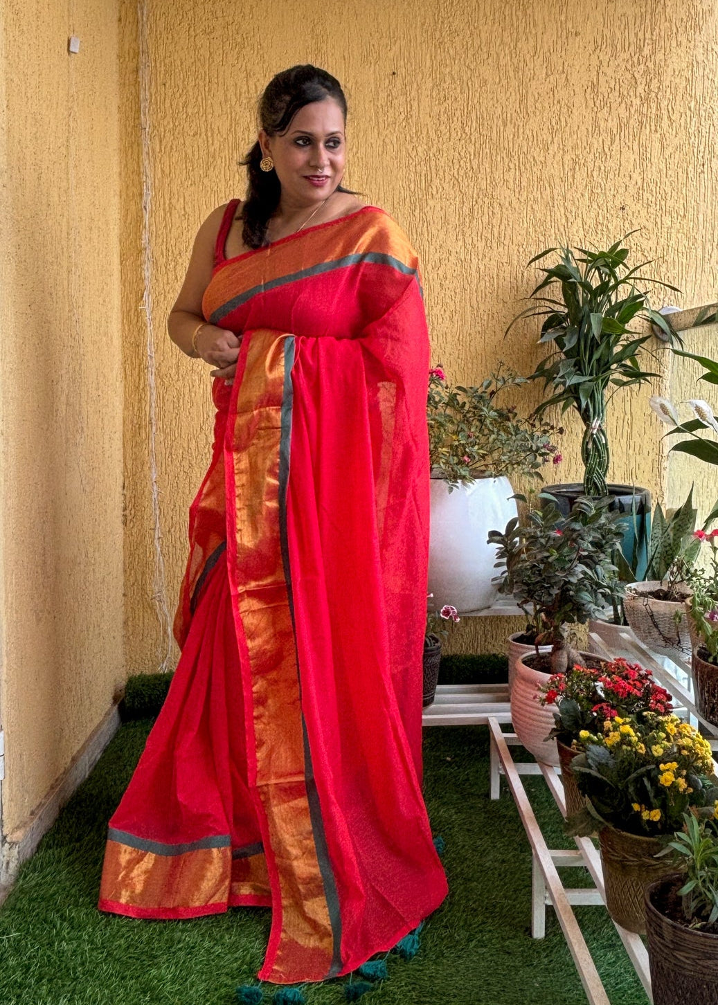 Ahalya Mul Cotton Saree