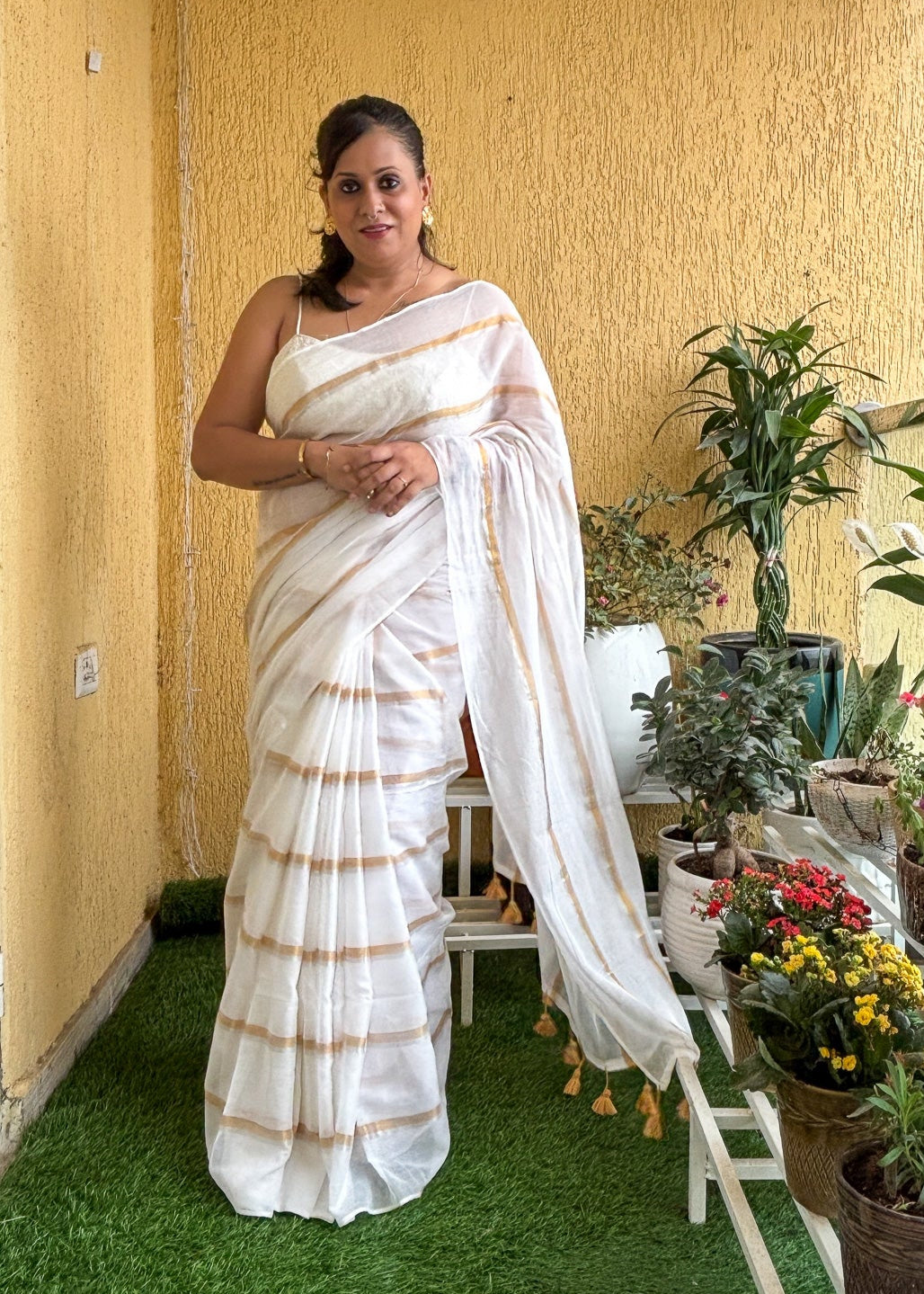 Kerala Sundari Mul Cotton Saree