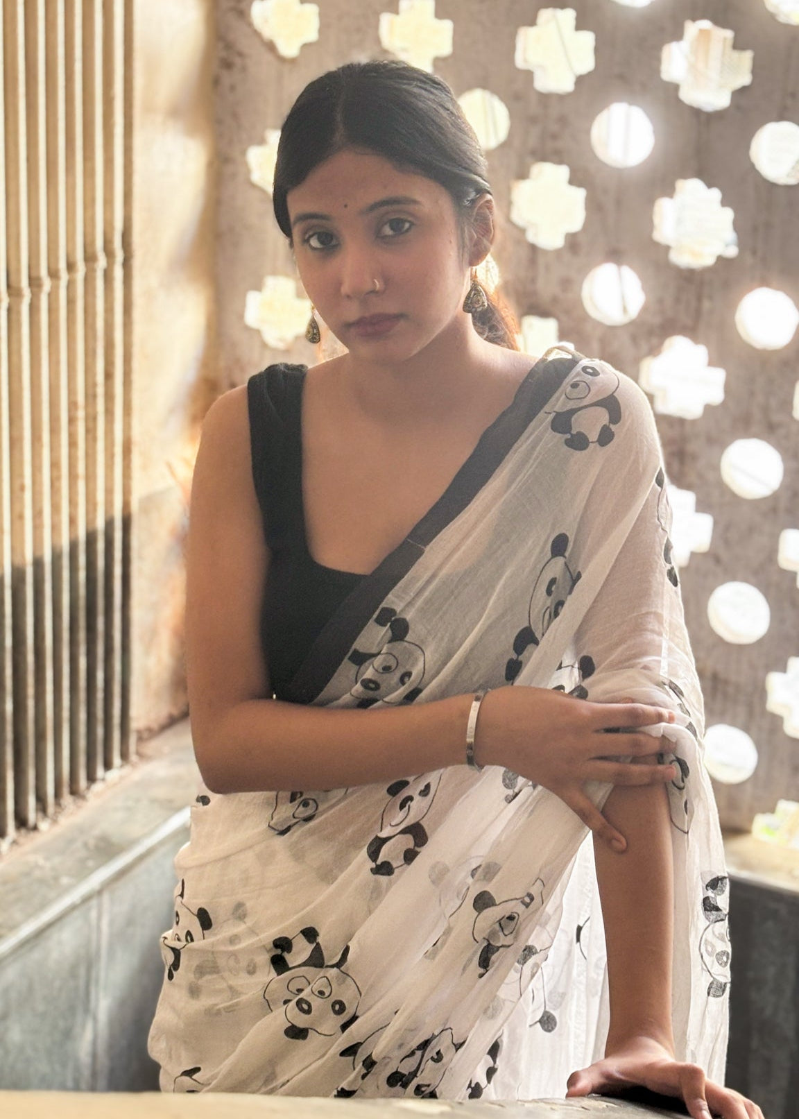 Pandora Mul Cotton Saree