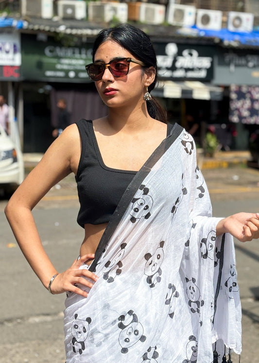 Pandora Mul Cotton Saree