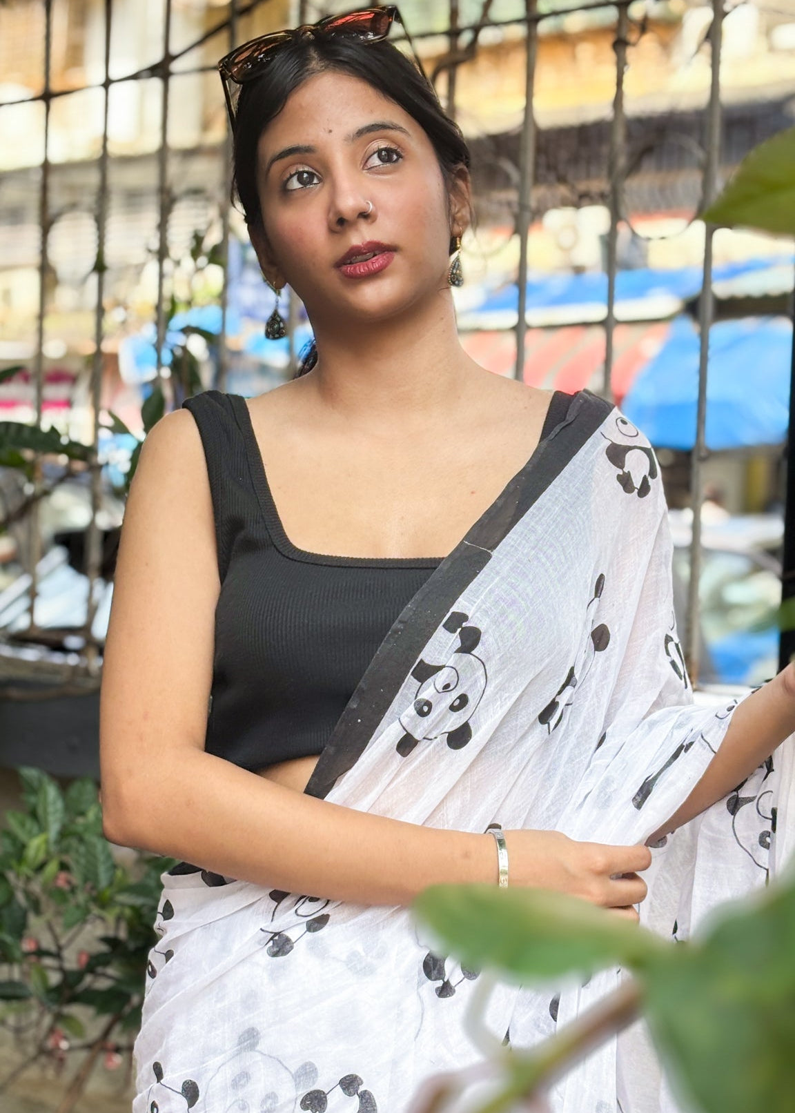 Pandora Mul Cotton Saree