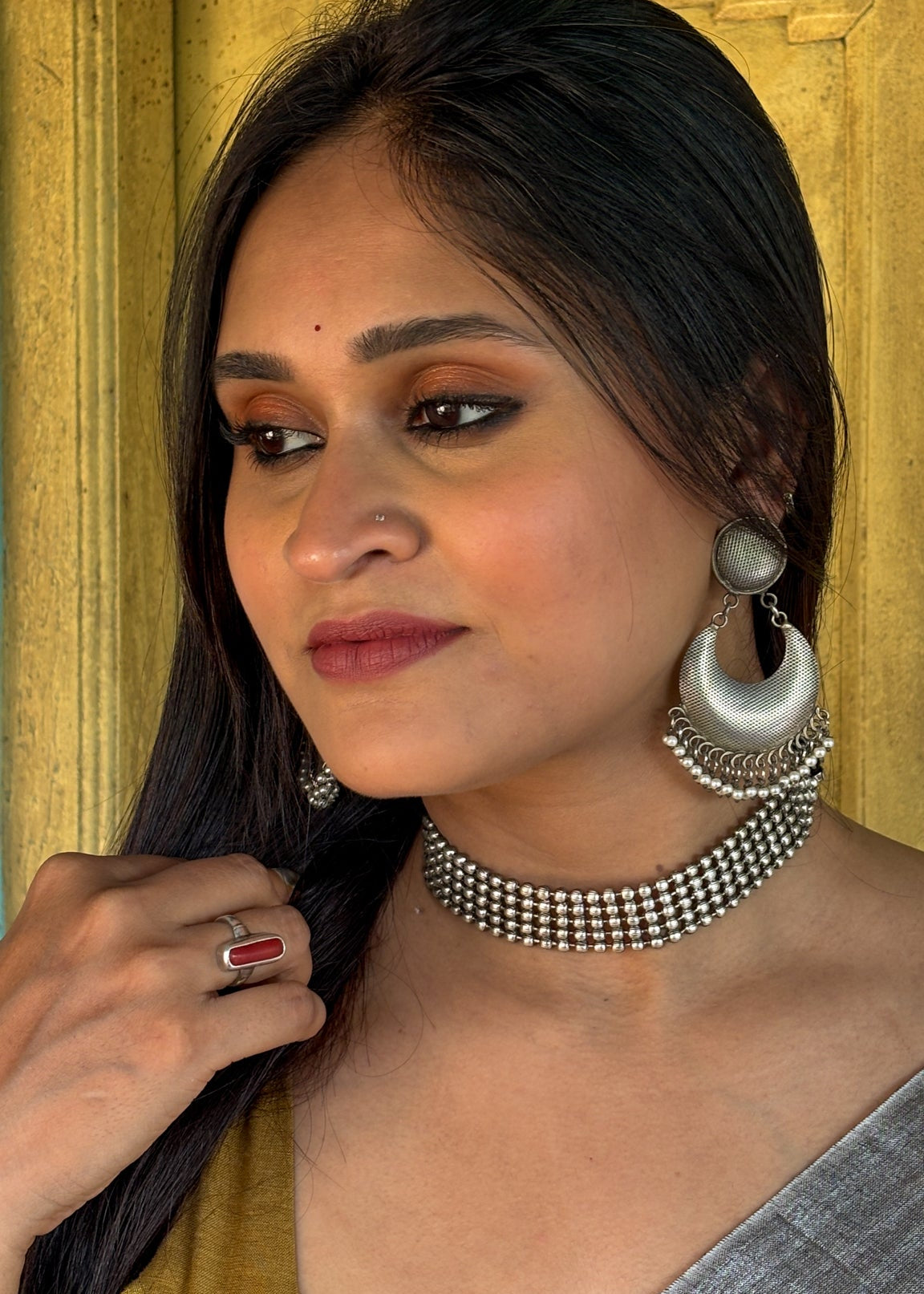 Chaand Jaal Earrings