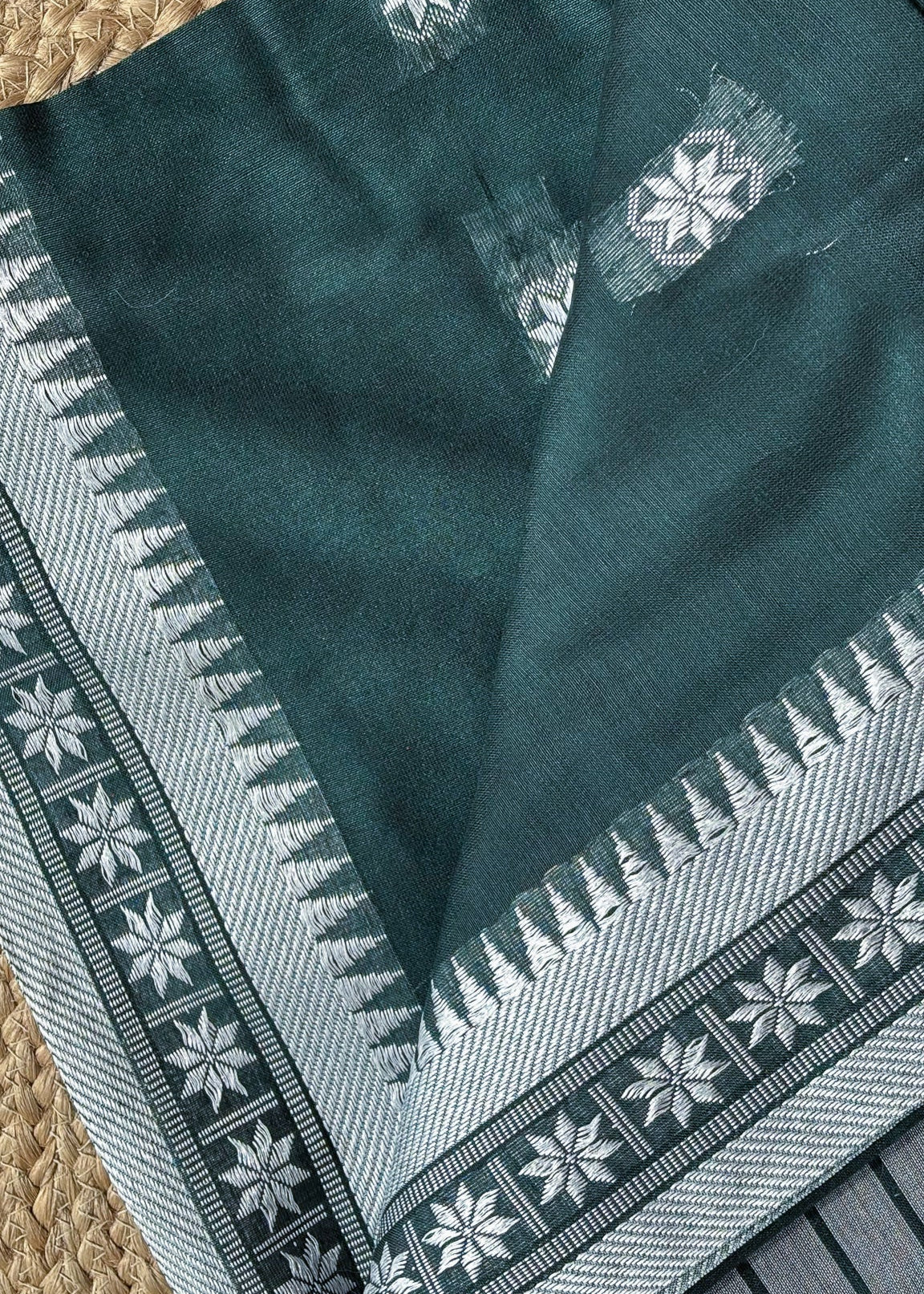 Iravati Handloom Dark Green