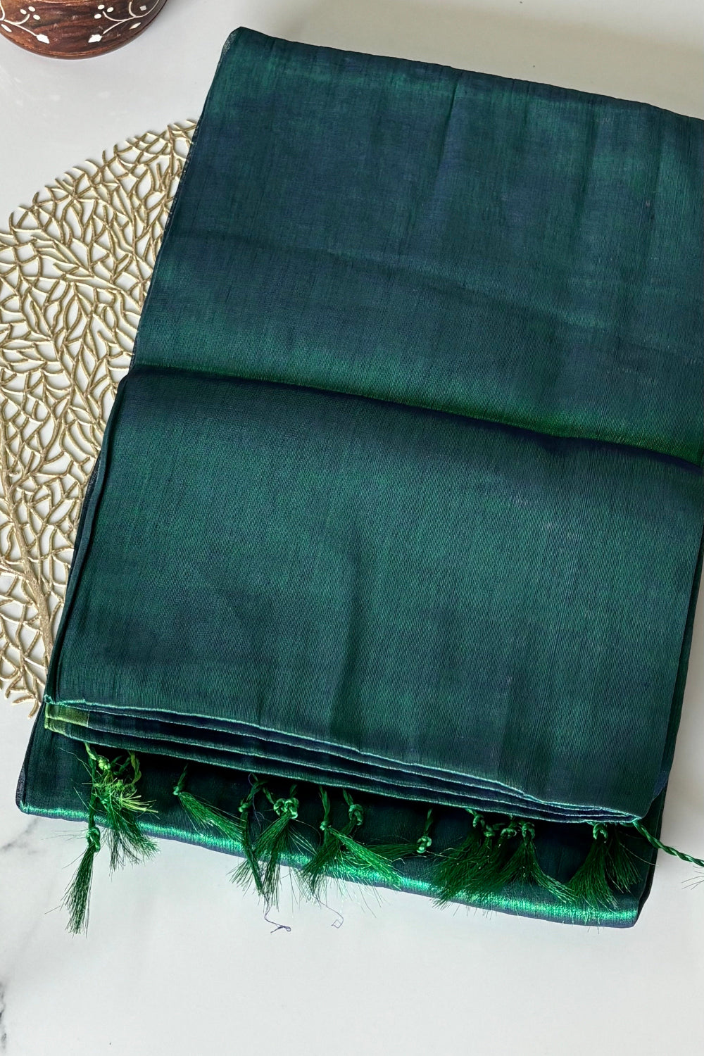 Raga Tissue - Peacock Green