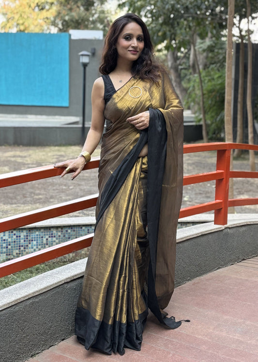 Raga Tissue - Golden & Black