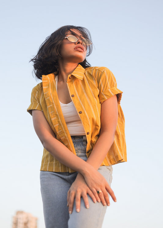 Sunmeadow Cotton Crop Shirt