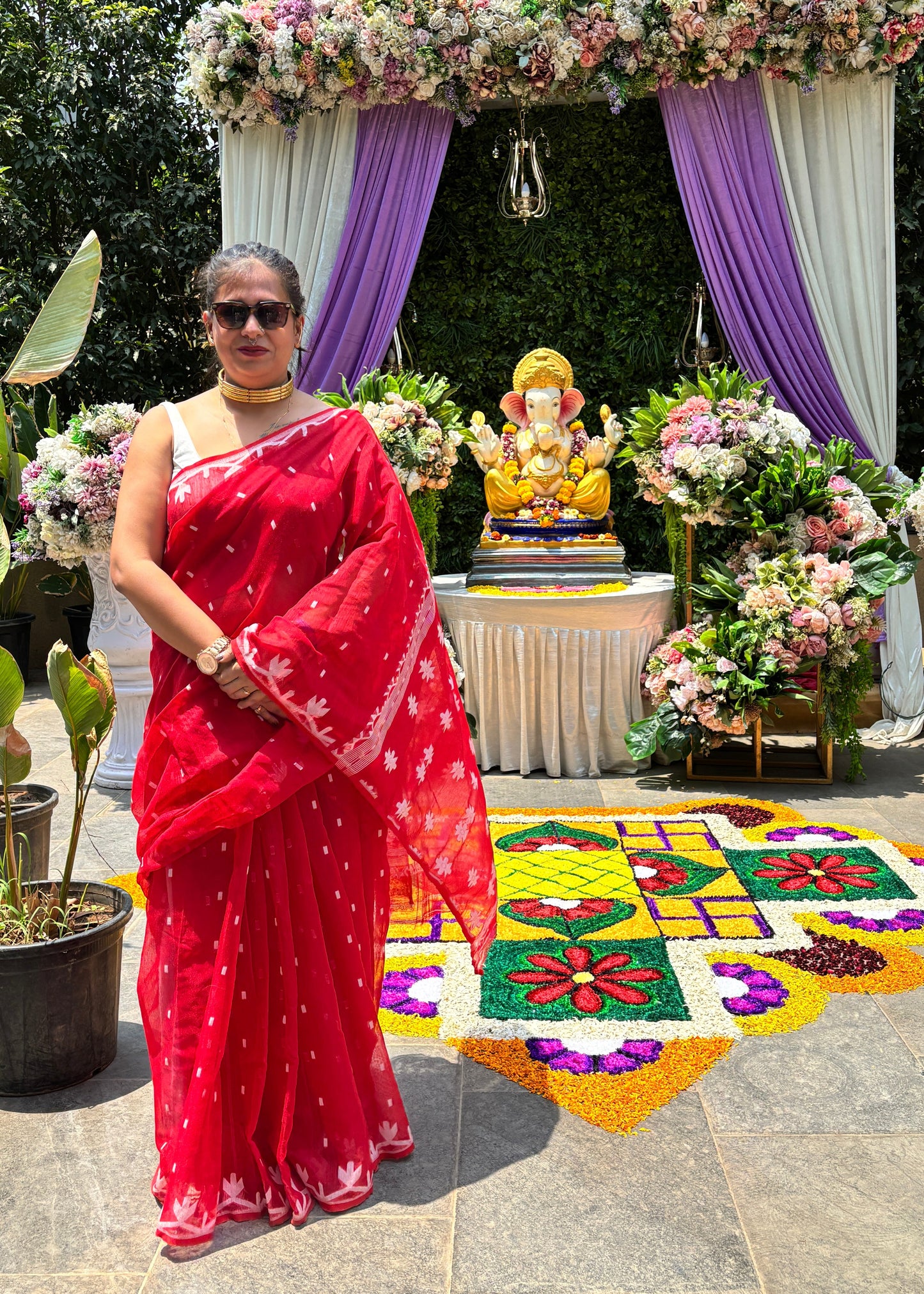 Quirky Naari Jamdani