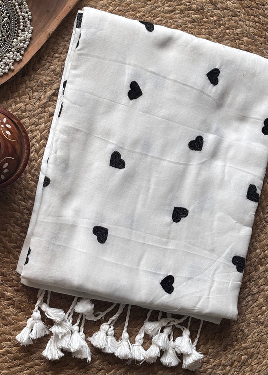 Love Khadi White & Black