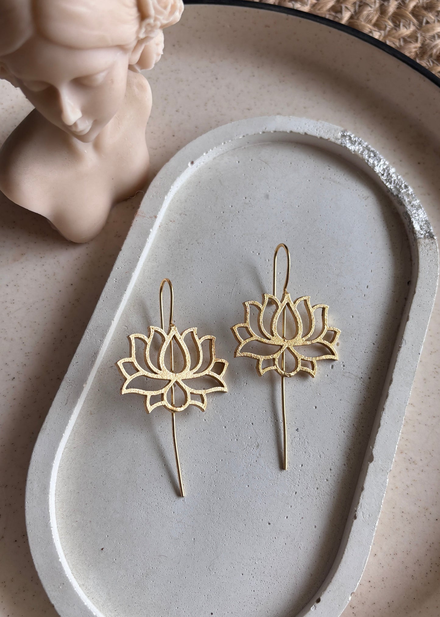 Padma Handmade Brass Ear Pin