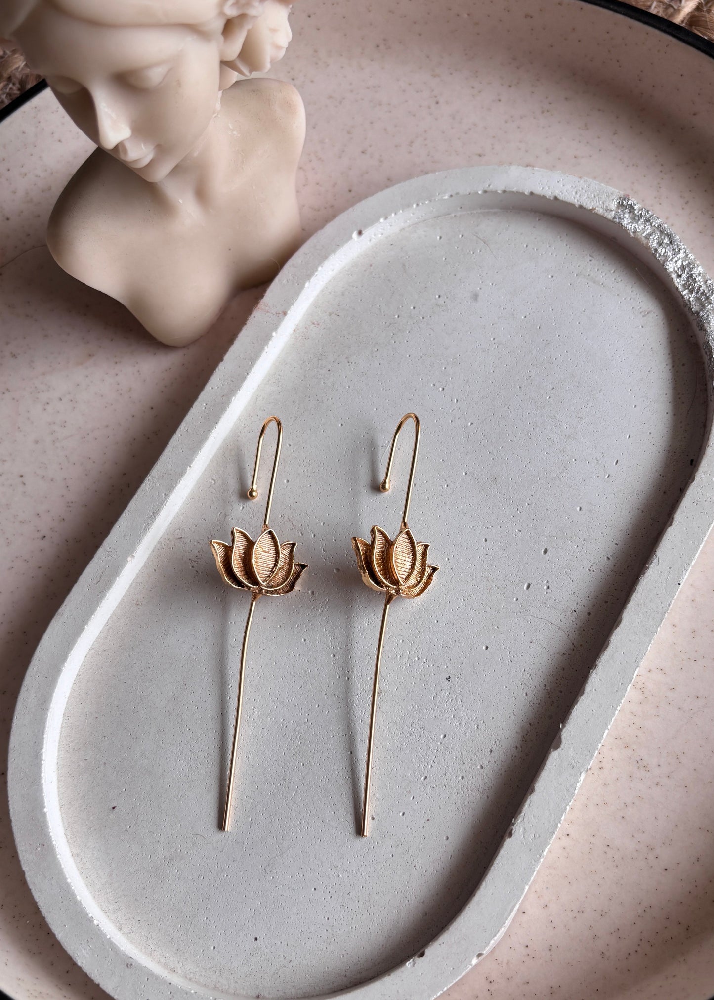 Kusum Handmade Brass Ear Pin