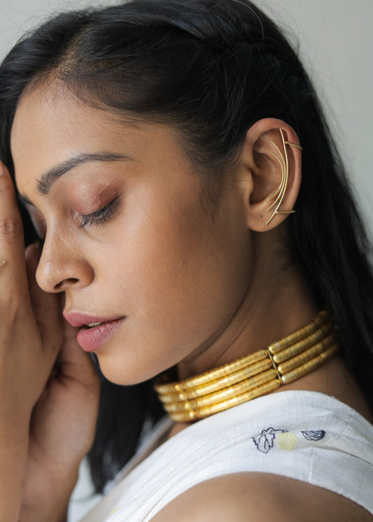 Zaria Handmade Brass Ear Cuff