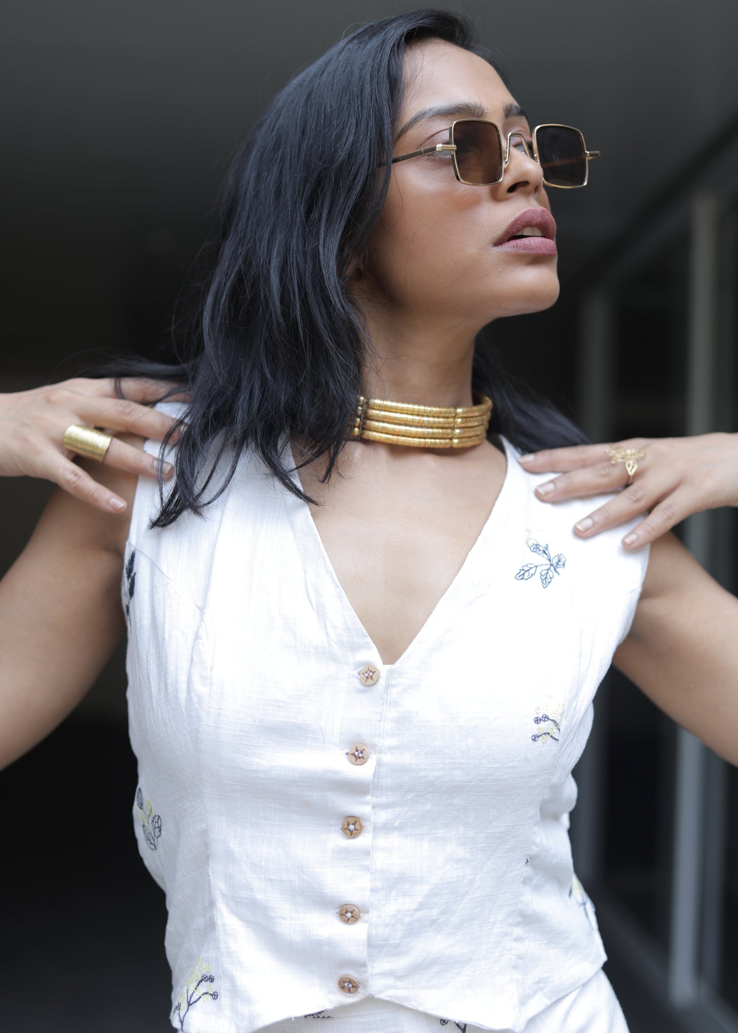 Vest & Petal Co Ord
