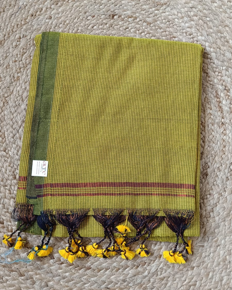 Thin Zari Stripe Khadi