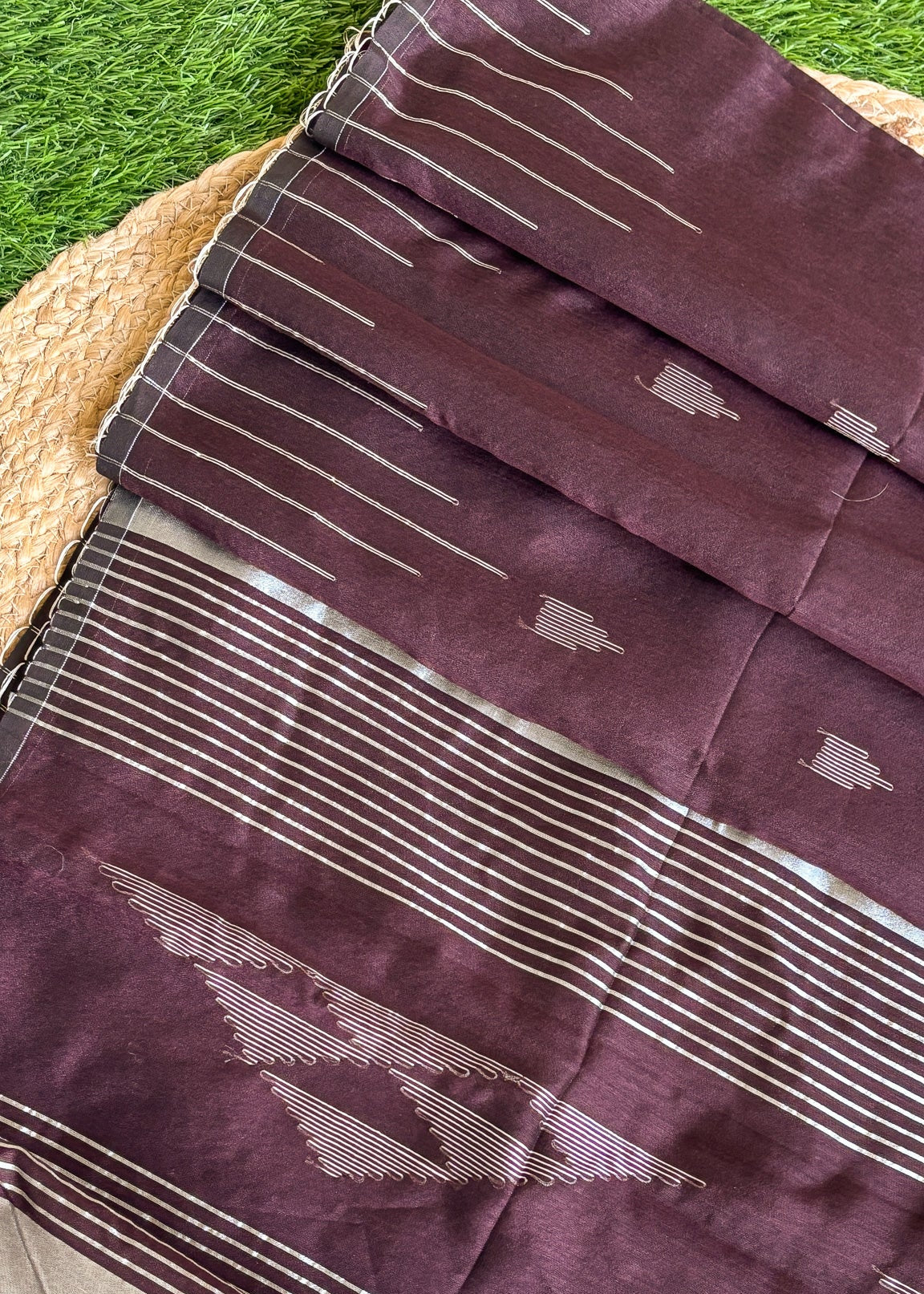 Chandrika Stripes - Mulberry Gleam