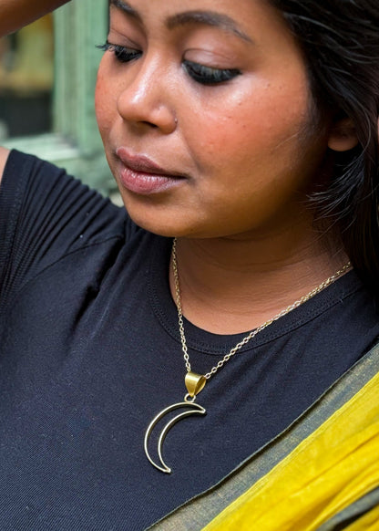 Chandra Brass Necklace