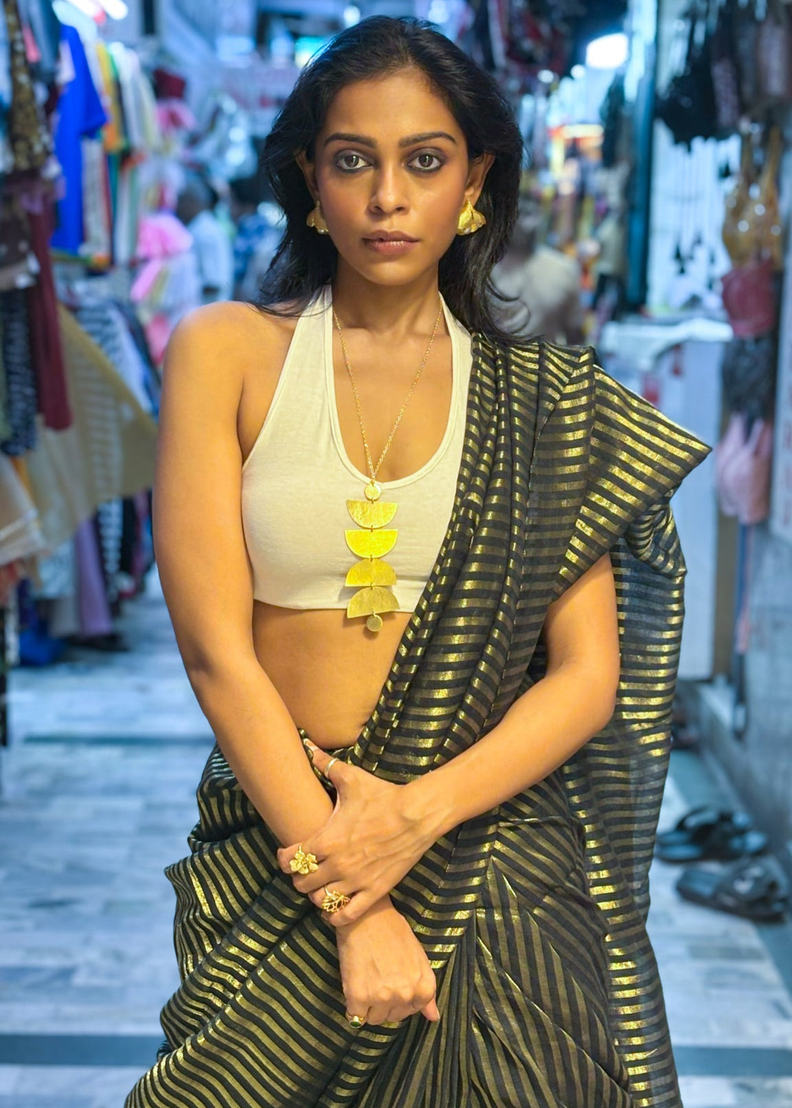 Kaamna Mul Cotton Saree
