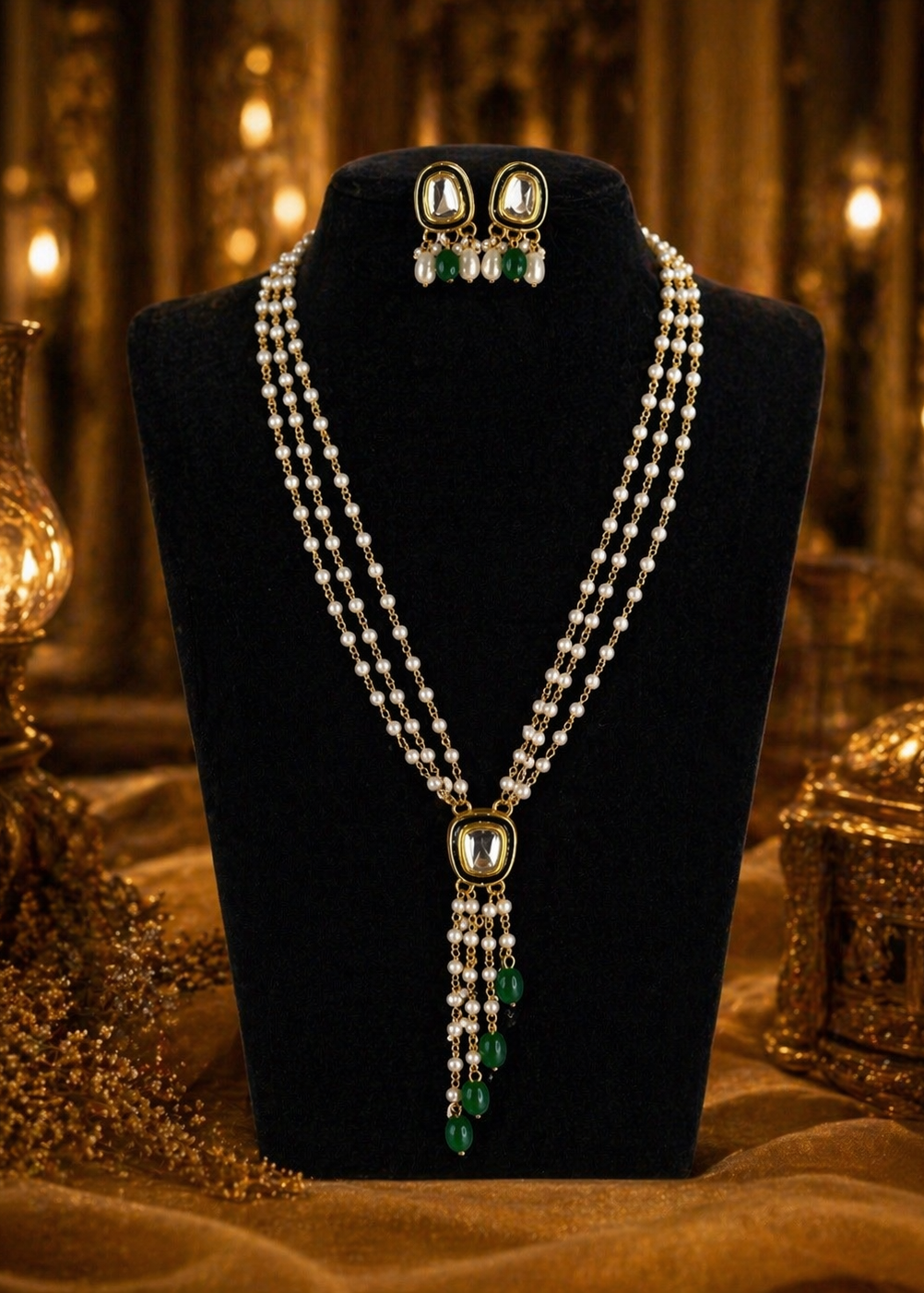 Noor-e-Zamrud Necklace Set