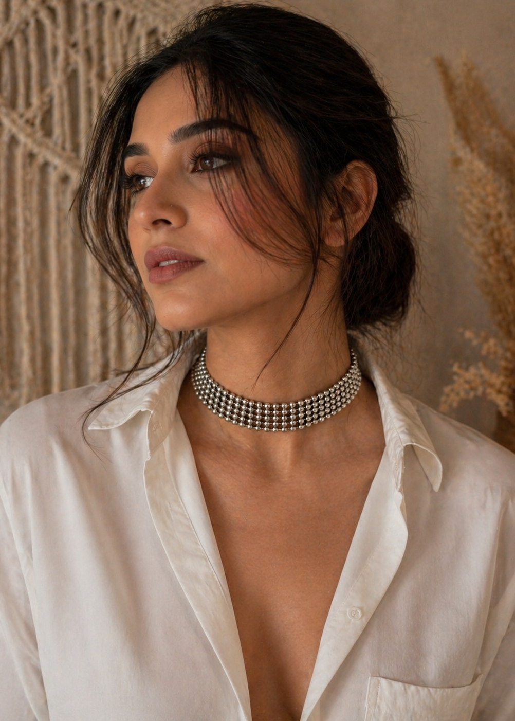 Chandrika Mesh Choker