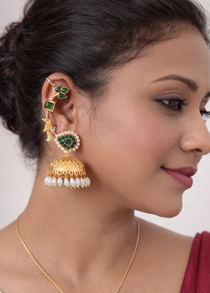 Meherangini Ear Cuff Jhumka