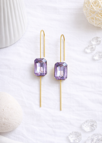Astra Prism Ear Pin – Lilac