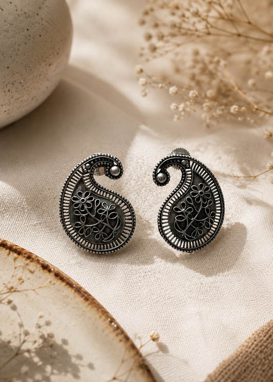 Whisper Paisley Studs