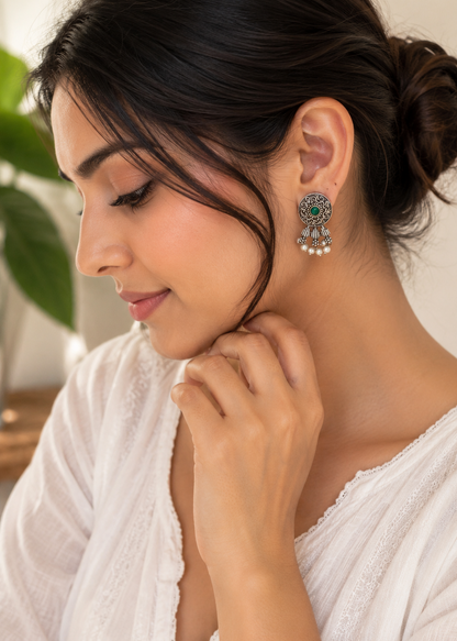 Noorika Stone Drop Earrings