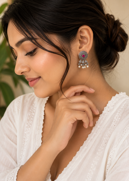 Noorika Stone Drop Earrings
