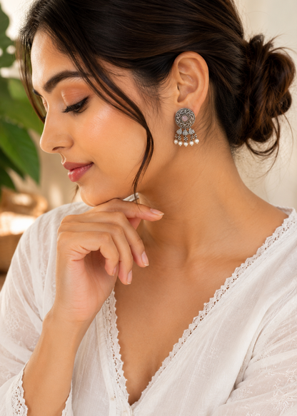 Noorika Stone Drop Earrings
