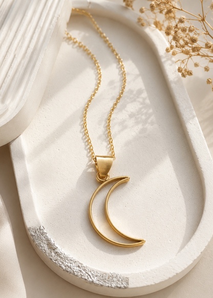 Chandra Brass Necklace