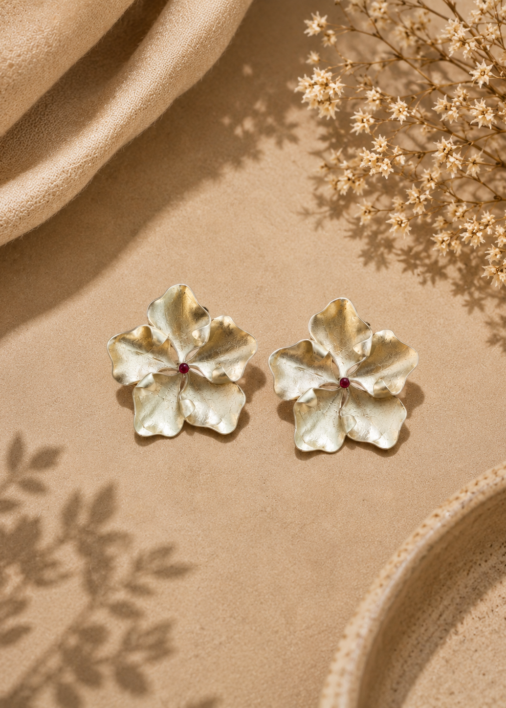 Wild Petal Statement Earrings