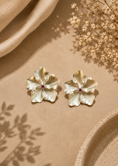 Wild Petal Statement Earrings