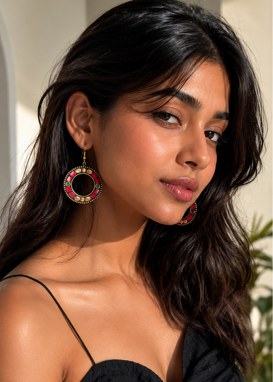 Rakta Chakra a fghani Earrings